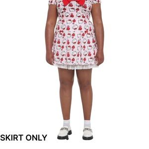 HOT TOPIC/ HELLO KITTY BIRTHDAY SKIRT